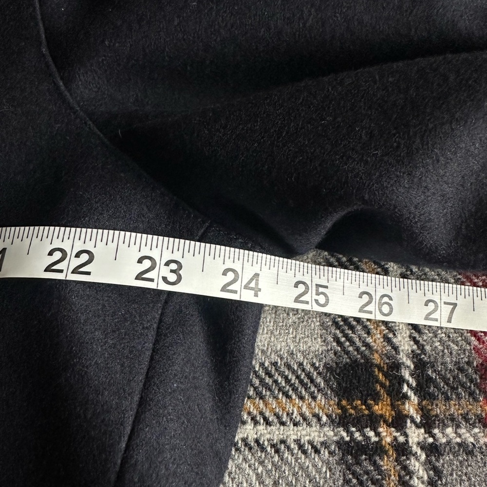BROOKS BROTHERS NWT Men’s Navy All Wool Iconic Pea Coat - Size LARGE - Picture 15 of 16